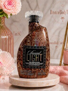 Devoted Creations - Social Light Dark Tanning Lotion - NEW bottle - Bronzer